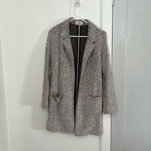 Marine Layer Birdseye Collared Cardigan